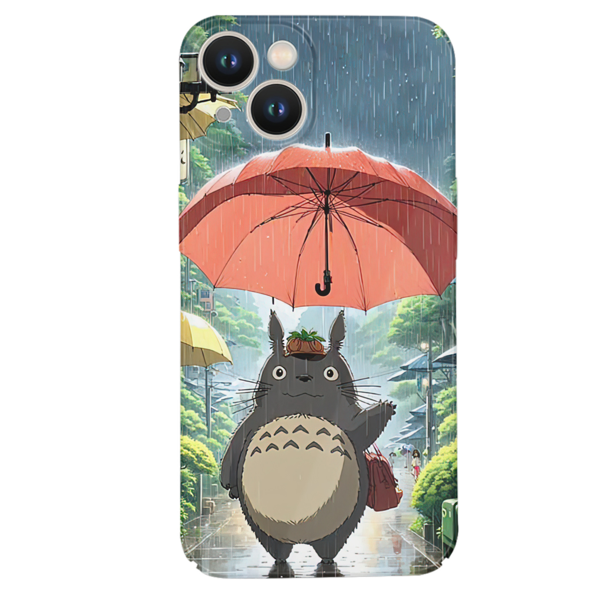 （画像用） となりのトトロ 草壁メイ 草壁サツキ My Neighbor Totoro Satsuki Kusakabe Mei Kusakabe 【iPhone 14シリーズ対応】ハードケース